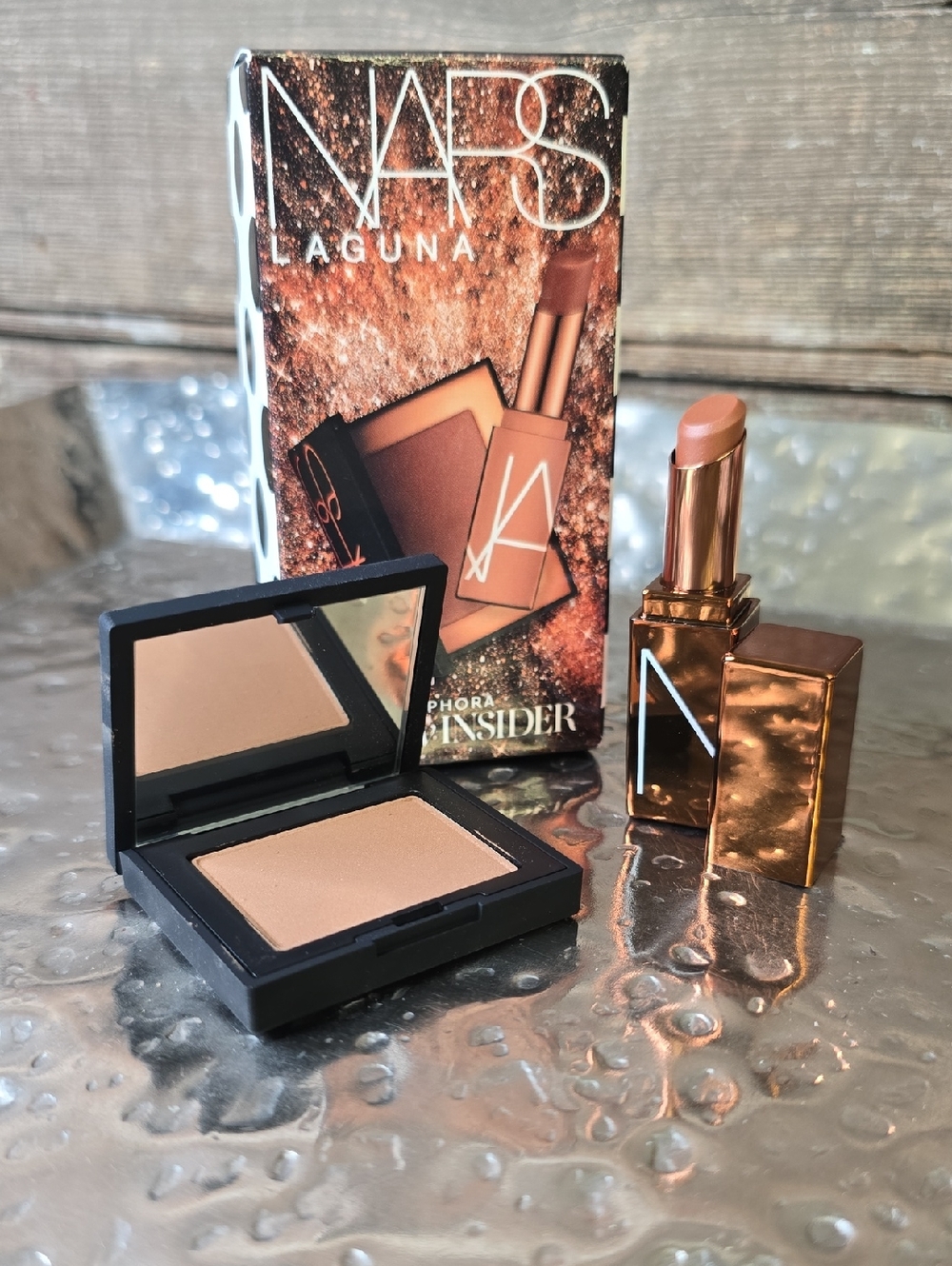 NARS Laguna Eyeshadow & Nude Lipstick Duo - Travel Size, NWT